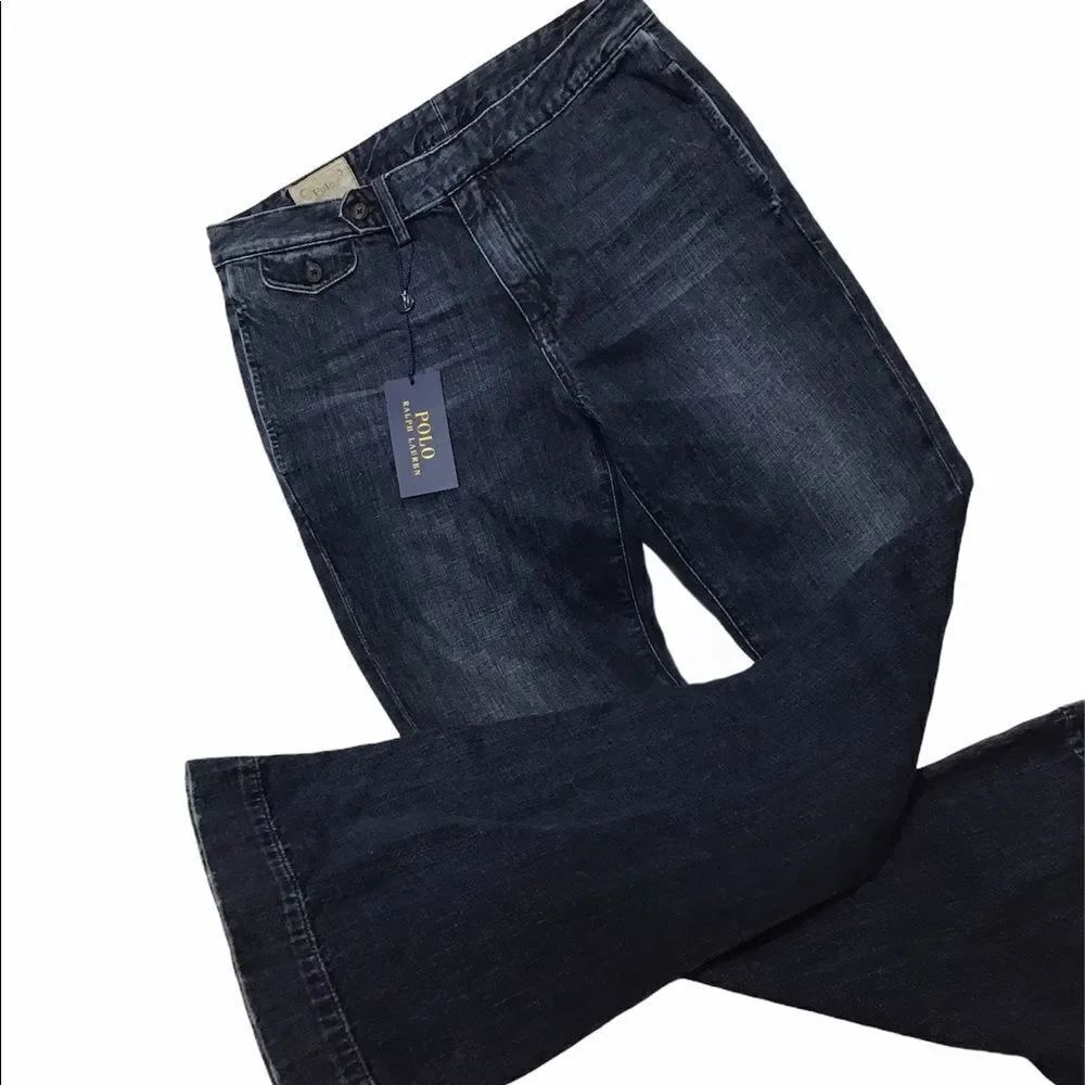 Polo Ralph Lauren Extreme Flare Jeans Sz 30 NWT
